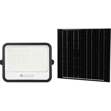 Reflector solar LED regulable LED/400W/3,2V 2000-8000K IP65 20000 mAh negro + mando a distancia