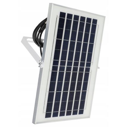 Reflector solar LED regulable LED/50W/3,2V 5000K 6000 mAh IP65 negro + control remoto