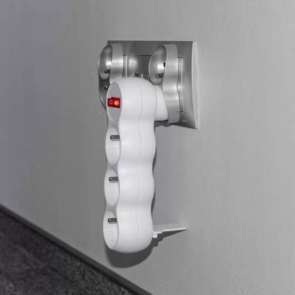 Regleta con interruptor, 3 tomas