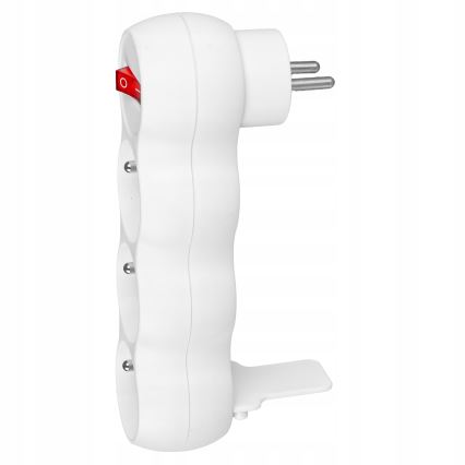 Regleta con interruptor, 3 tomas