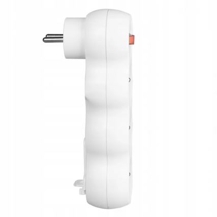 Regleta con interruptor, 3 tomas