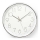 Reloj de pared 1xAA blanco/plata