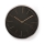Reloj de pared 1xAA negro/rosa