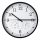 Reloj de pared con termómetro y medidor de humedad diá. 30 cm 1xAA negro/blanco
