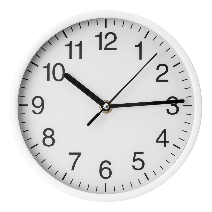 Reloj de pared diá. 20 cm 1xAA blanco/negro