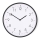 Reloj de pared Ø 30,8 cm 1xAA negro