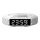 Reloj despertador con pantalla LCD y inalámbrico Qi con cargador 27W/9V 220 mAh blanco