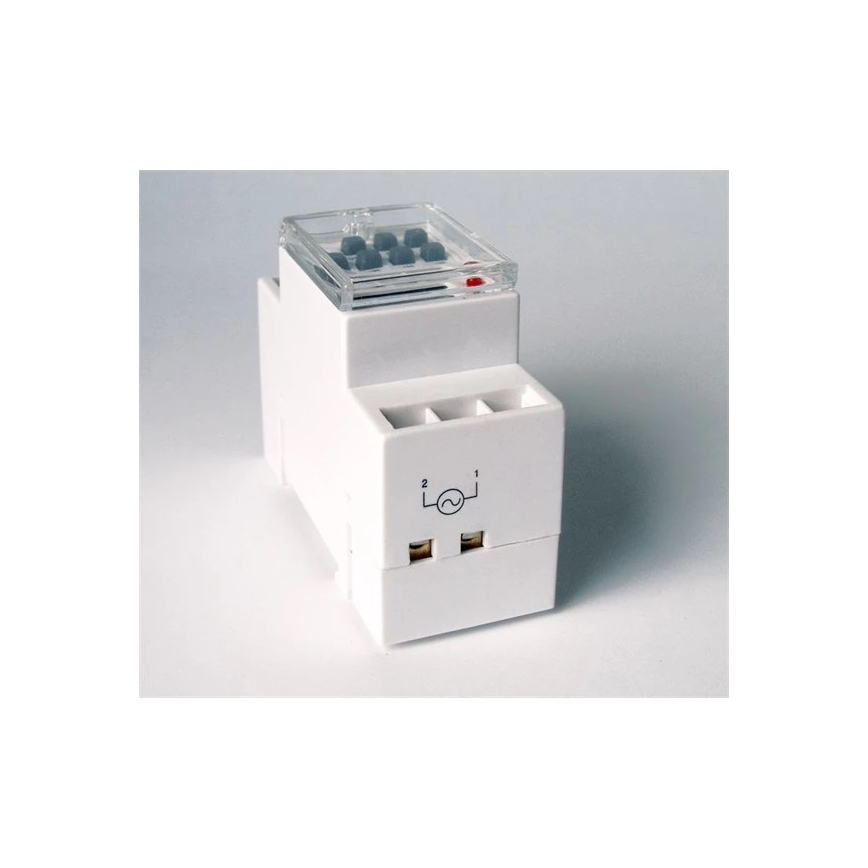Reloj digital de conmutación para riel DIN 3680W/230V