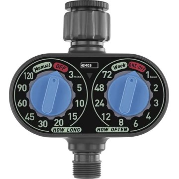 Reloj mecánico de riego con 1 salida