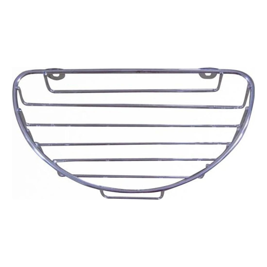Repisa de pared para ducha 12,7x23 cm cromo brillante