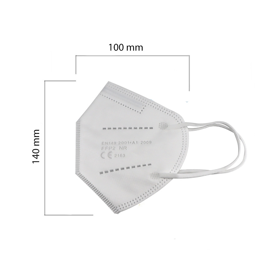 Respirador tamaño infantil FFP2 Kids NR CE 0370 blanco 20pcs