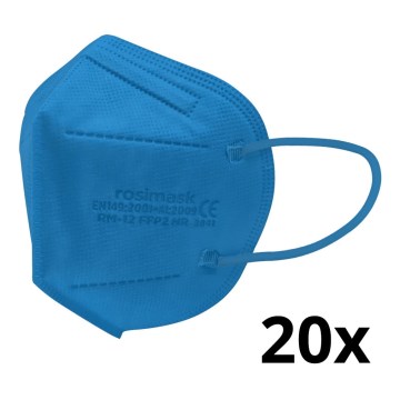 Respirador tamaño infantil FFP2 ROSIMASK MR-12 NR azul 20pcs