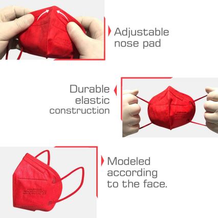 Respirador tamaño infantil FFP2 ROSIMASK MR-12 NR azul 20pcs