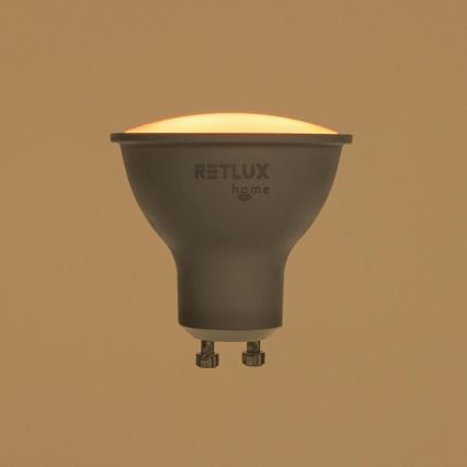 Bombilla LED RGBW regulable MR16 GU10/4,5W/230V 2700-6500K Wi-Fi Tuya
