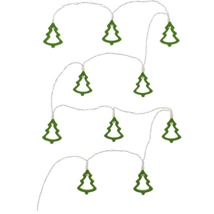 Cadena de luces LED decorativa 10xLED/2xAA 1,6m blanco cálido