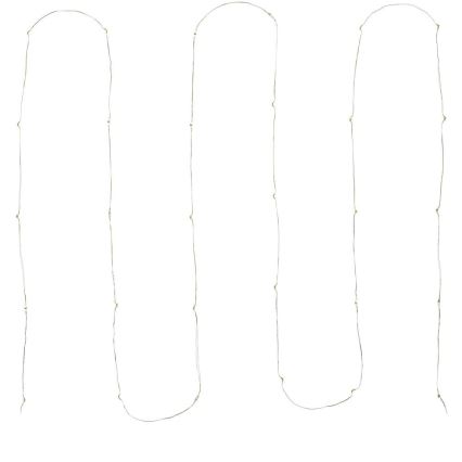 Cadena de Navidad LED 30xLED/3xAA 3,3m blanco frío