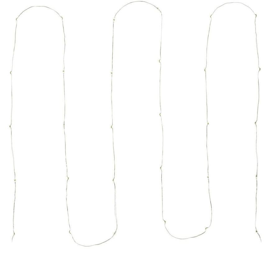 Cadena de Navidad LED 30xLED/3xAA 3,3m blanco frío