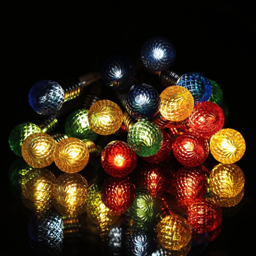 Cadena navideña LED 20xLED/2xAA/blanco cálido 1,8m bombillas