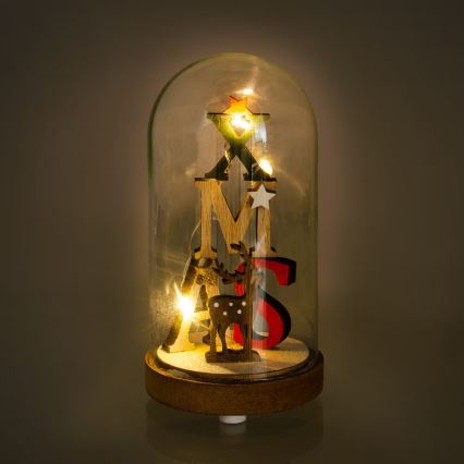 Decoración de Navidad LED 3xLED/1xCR2032 blanco cálido