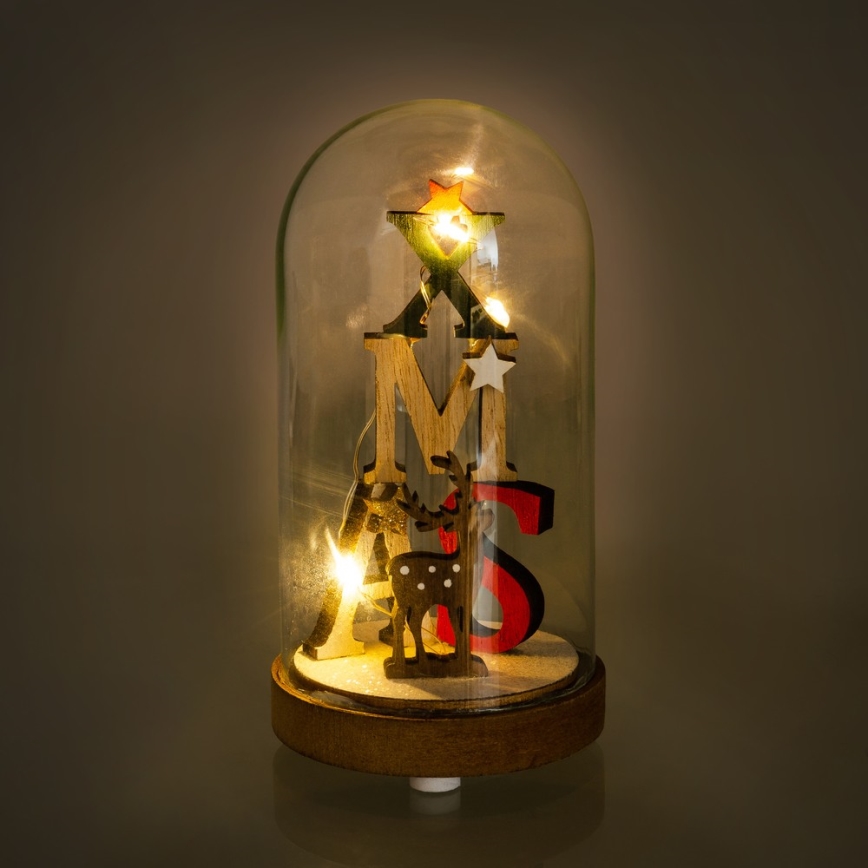 Decoración de Navidad LED 3xLED/1xCR2032 blanco cálido