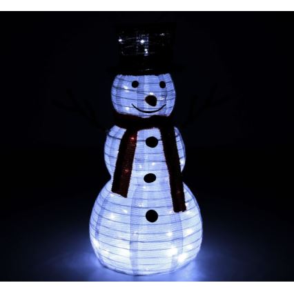 Decoración LED de Navidad LED/1,4W/230V 60 cm IP44 muñeco de nieve