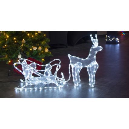 Decoración LED de Navidad para exteriores LED/12W/230V IP44 reno