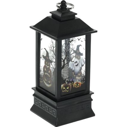 Decoración LED HALLOWEEN LED/3xAAA/linterna blanco cálido con calabazas