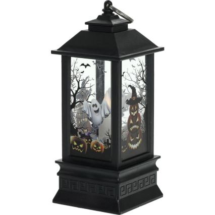 Decoración LED HALLOWEEN LED/3xAAA/linterna blanco cálido con calabazas