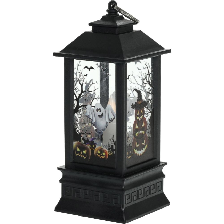 Decoración LED HALLOWEEN LED/3xAAA/linterna blanco cálido con calabazas