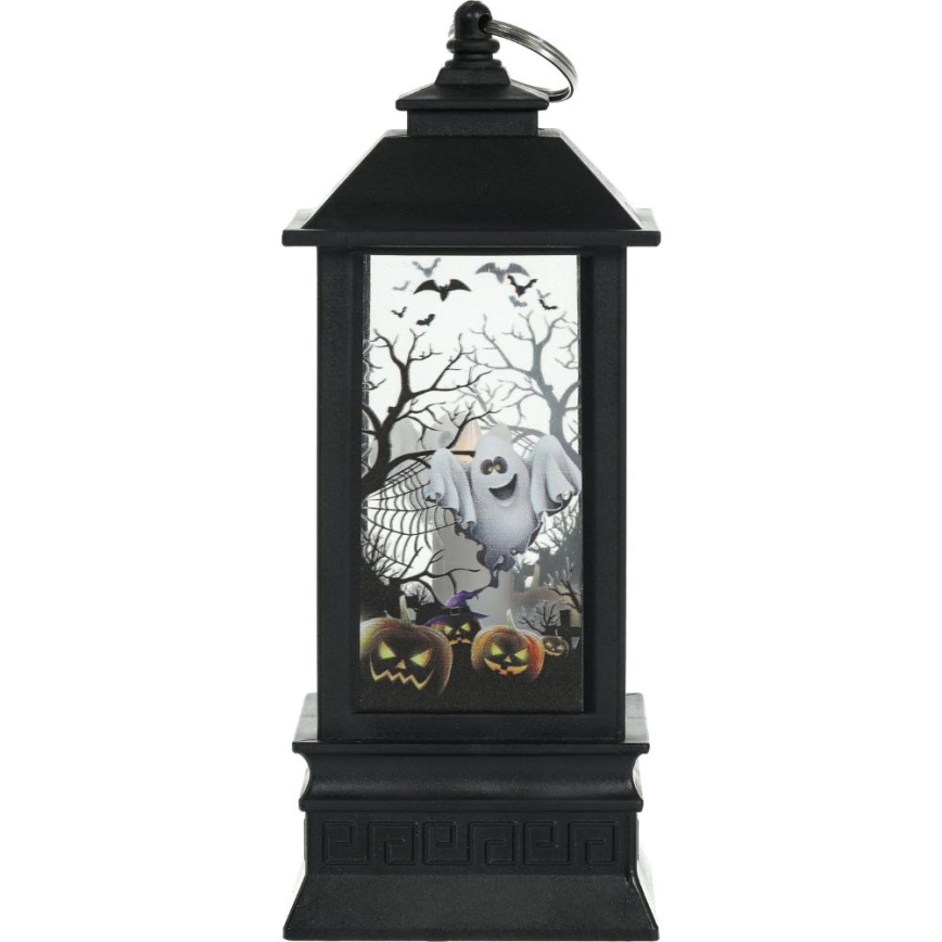 Decoración LED HALLOWEEN LED/3xAAA/linterna blanco cálido con calabazas