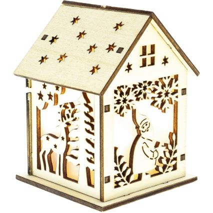 Decoración navideña LED LED/2xLR44 blanco cálido