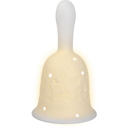 Decoración navideña LED LED/3xLR44/blanco cálido campana