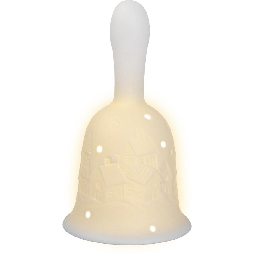 Decoración navideña LED LED/3xLR44/blanco cálido campana