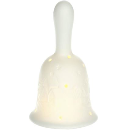 Decoración navideña LED LED/3xLR44/blanco cálido campana