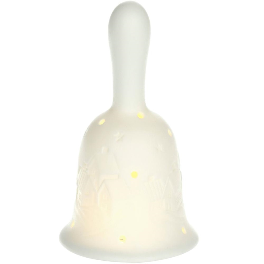 Decoración navideña LED LED/3xLR44/blanco cálido campana