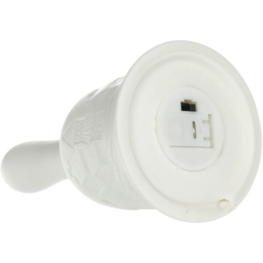 Decoración navideña LED LED/3xLR44/blanco cálido campana