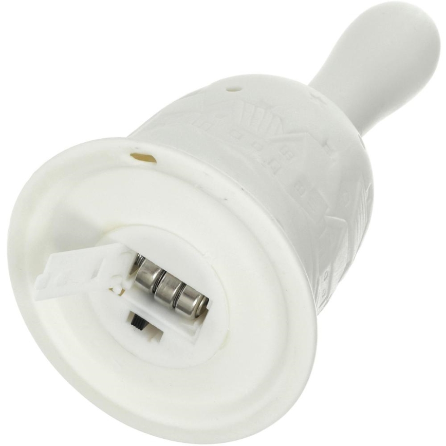 Decoración navideña LED LED/3xLR44/blanco cálido campana