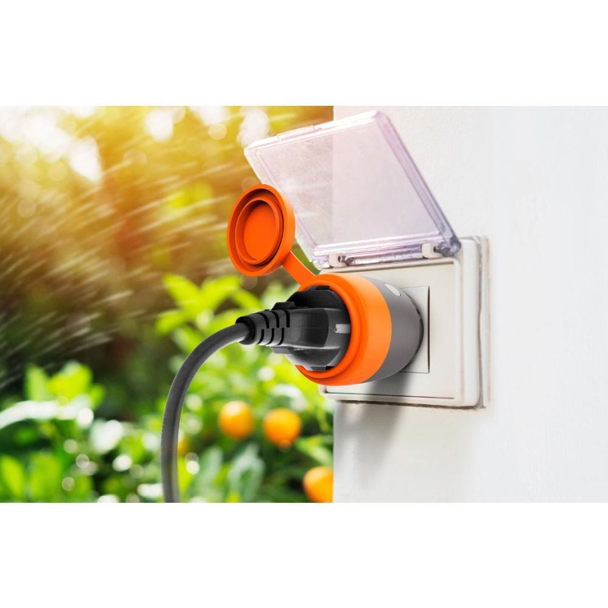 Retlux - Enchufe inteligente para exterior 3680W/230V/Tipo F SCHUKO/16A Wi-Fi IP44