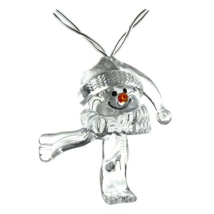 Guirnalda LED 10xLED/2xAA/blanco cálido 1,65m con muñecos de nieve