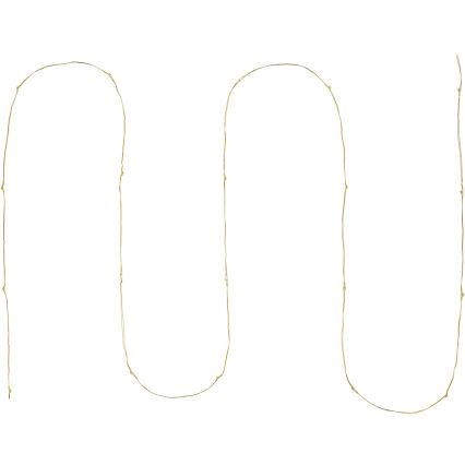 Guirnalda LED 20xLED/2xAA 2,3m blanco cálido