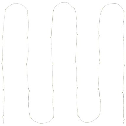 Guirnalda LED 30 LEDs/2x AA, 3,3 m, multicolor