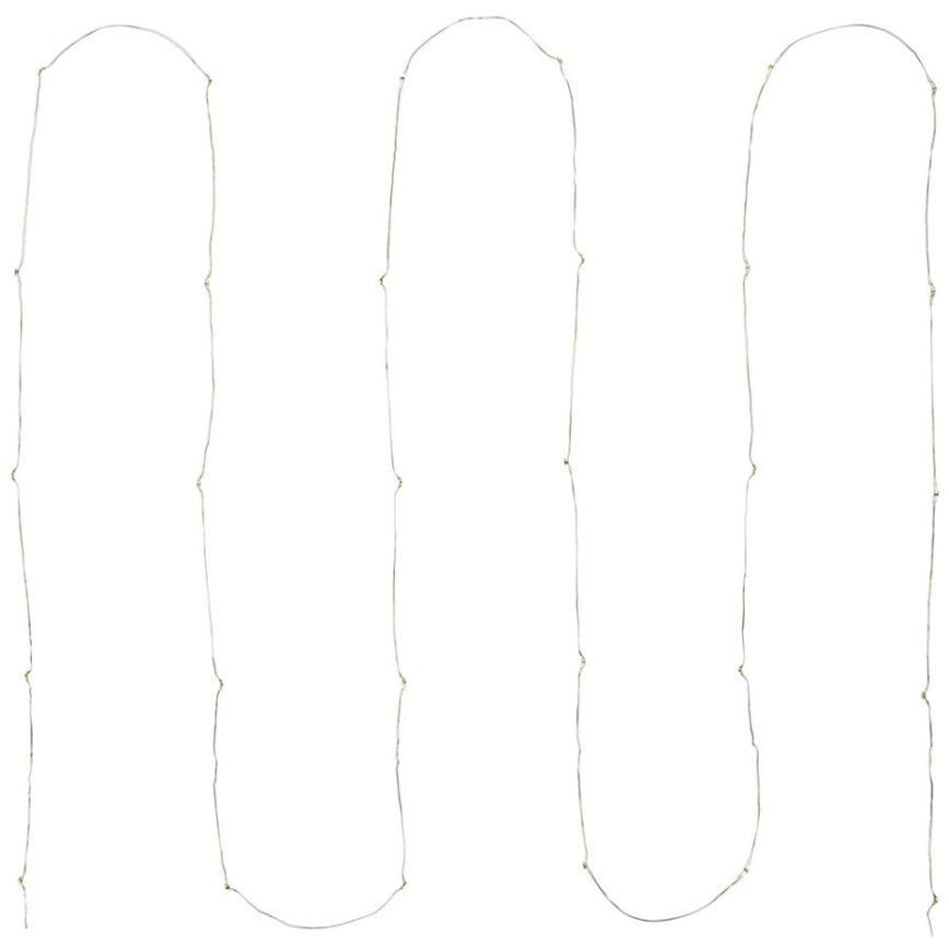 Guirnalda LED 30 LEDs/2x AA, 3,3 m, multicolor