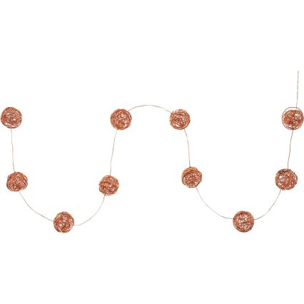 Cadena decorativa LED 10xLED/2xAA — blanco cálido