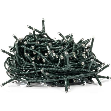 Guirnalda de luces LED para exterior — 1000 LEDs, 105 m, blanco cálido, IP44