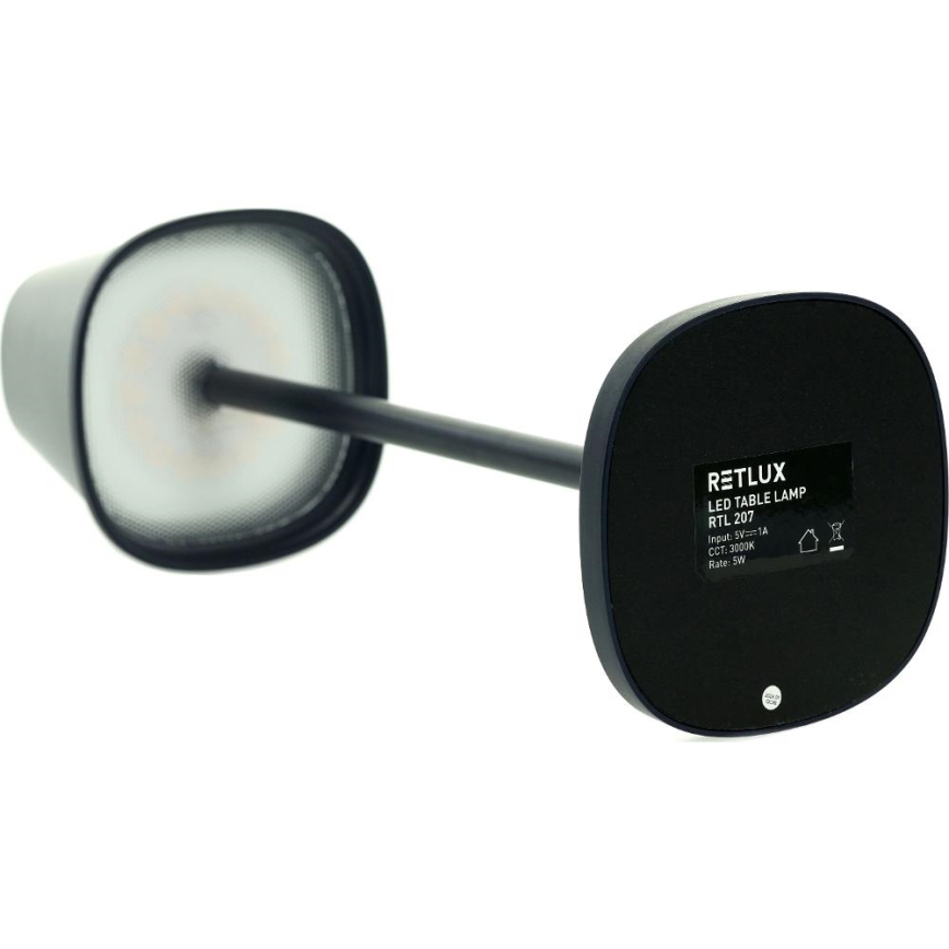 Lámpara de mesa LED recargable y regulable LED/3W/1800 mAh azul oscuro