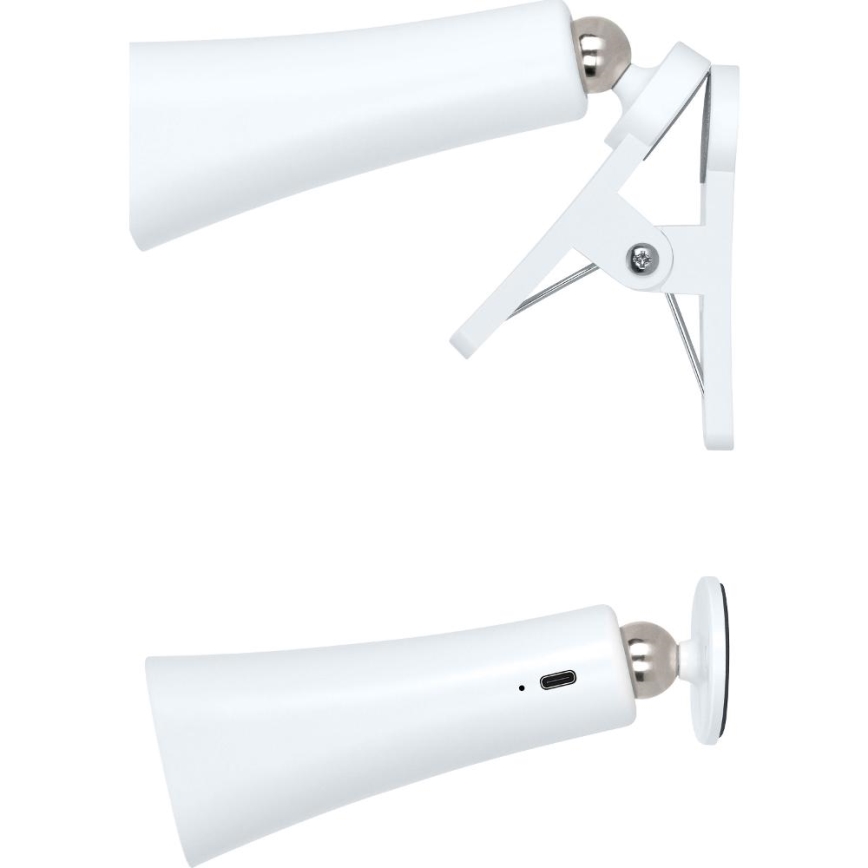 Retlux - Lámpara recargable LED regulable 3 en 1 LED/3W/5V 1200 mAh blanca