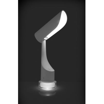 Lámpara de mesa recargable LED RGBW regulable LED/5W/5V 2000 mAh 3000/6000K blanca