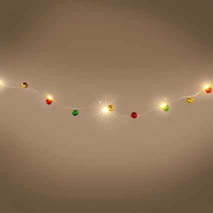 Cadena de 40 LEDs, 3xAA, 4,3 m, blanco cálido