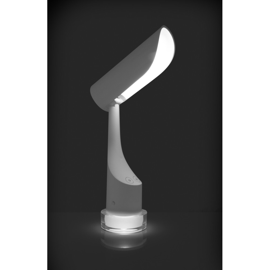 LED RGBW Lámpara de mesa recargable regulable LED/5W/5V 2000 mAh 3000/6000K blanco