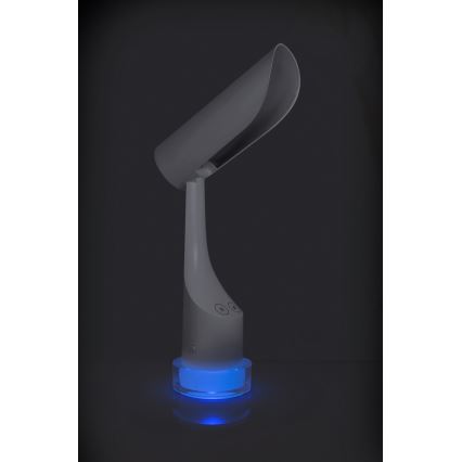 LED RGBW Lámpara de mesa recargable regulable LED/5W/5V 2000 mAh 3000/6000K blanco
